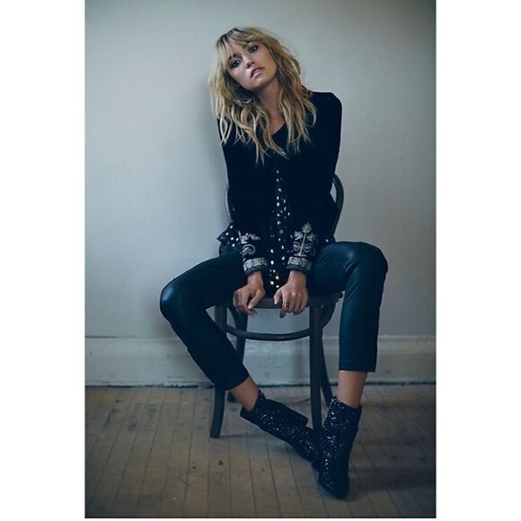 Free People Vegan Leather Legging - Picture 1 of 6